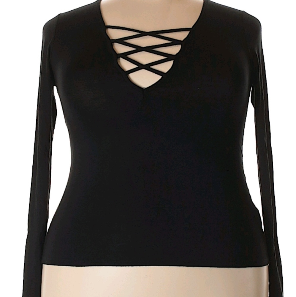 Forever 21 black blouse